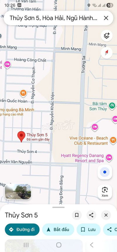 Cặp THỦY SƠN 4 gần bãi tắm Sơn Thủy giá rẻ