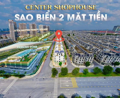 [SHOPOUSE TRUNG TÂM - 2 MẶT TIỀN HIẾM] | ĐỐI DIỆN CHUNG CƯ, CÔNG VIÊN 7,5ha - VINHOMES OCEAN PARK 2