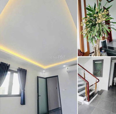 NHÀ MỚI, 1 TRỆT 2 LẦU, Rộng 57m2, 3P. NGỦ 3WC Ok