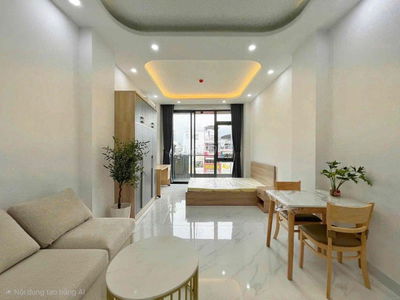 STUDIO BAN CÔNG FULL NỘI THẤT 40M2 NGAY NƠ TRANG LONG SÁT Q1 Q3