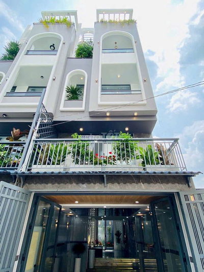 Nhà Phố hẻm 1396 Lê Đức Thọ mới xây 100% full nội thất