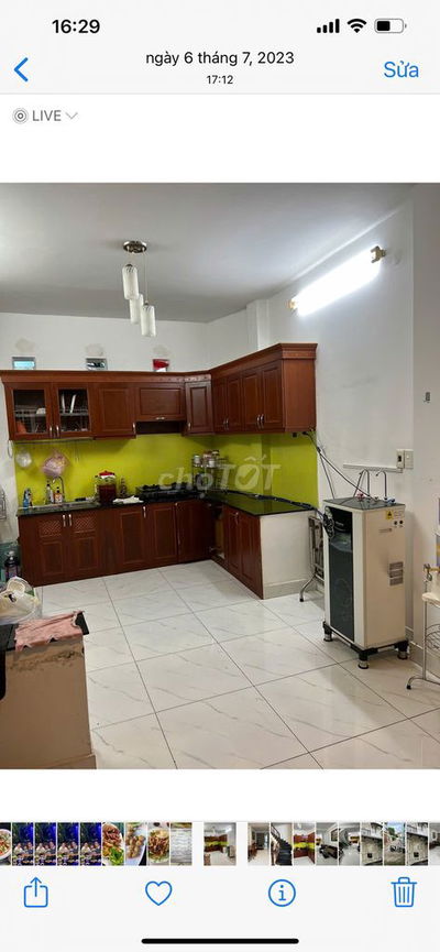 Cho thuê nhà nguyên căn HXH 9/19 Trần Trọng Cung .Trệt ,2 lầu.Giá 13tr