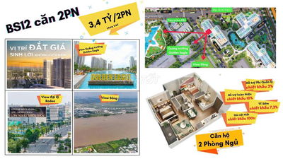 2pn phân khu bs vinhomes grand park quận9 diện tích 59m2 giá 3tỷ537