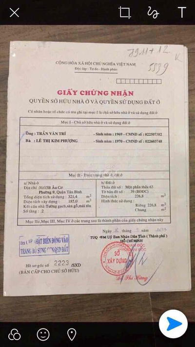 315m đất ở hem Âu Cơ