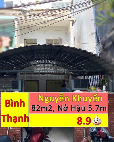 Nhà đường Nguyễn Khuyến, Quận Bình Thạnh, 82m² (nở hậu 5.7), 8.9 tỷ