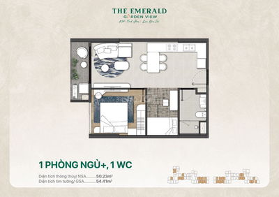 The Emerald Garden View - 80% căn hộ giá dưới 35 triệu/m2