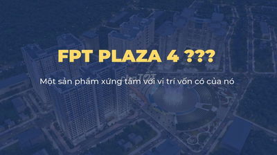 Mở bán cccao cấp FPTplaza 4full tầng cao view biển từ 52tr tới 60tr/m2