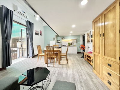 Duplex ban công 40m2 dạng 2PN mini ngay Ngô Tất Tố sát Cầu Thị Nghè Q1