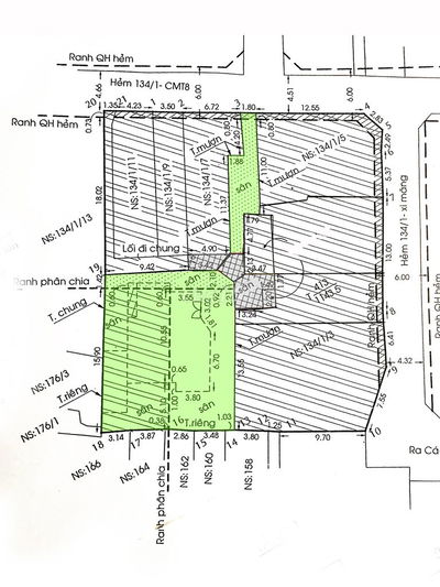 Bán nhà hẻm 134 CMT8, hẻm rộng 6m, 40 tỷ có TL, 328m2 giá cực hot