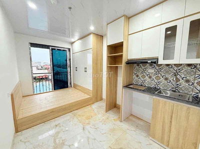 Cho thuê CCMN La Thành, 20m2 đủ đồ, thang máy, khoá vân tay, máy giặt