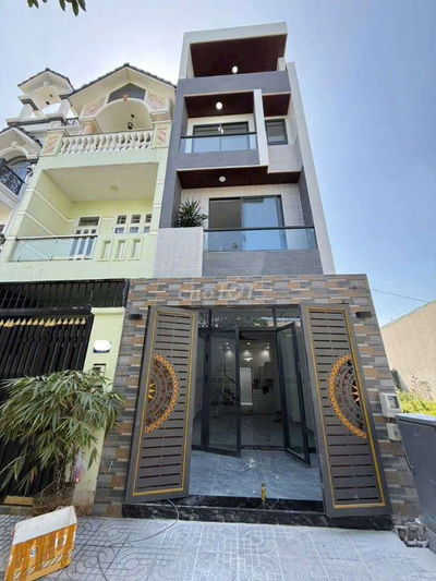 Bán Nhà mới 4PN, 56m2, Trệt 3 lầu, đường 8m, KDC Đ. Nguyễn Duy Trinh