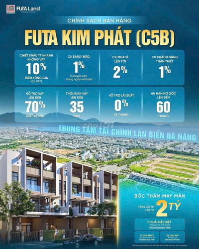 FUTA Kim Phát Liên Chiểu – Townhouse chỉ từ 8,65 Tỷ - Sở hữu lâu dài