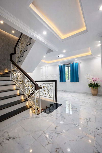 5 TẦNG, 90M2, TỔNGDT 450 M2, MỚI TINH SÁT MẶT TIỀN XE HƠI, CHỈ 5.4 TỎI
