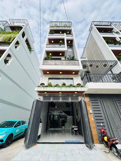 Nhà mới xây 5 tầng,hẻm nhựa 6m xe tải tránh,DT: 4,50 x 24,50