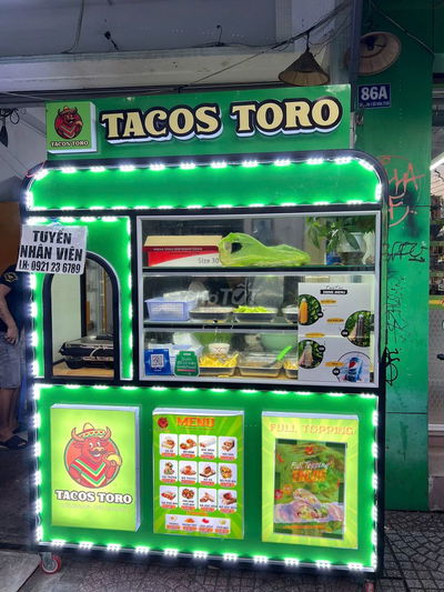 Không người coi, sang tiệm Taco doanh số tốt Cống Quỳnh, Q1, 40tr