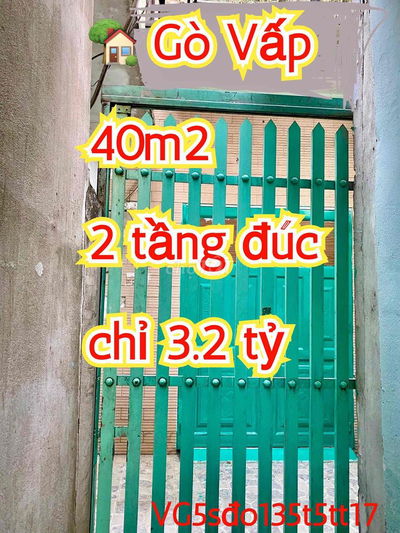 🏡 Nhà GV sát hxh, 40m2, 2 tầng đúc BTCT, chỉ còn 3.2 tỷ.