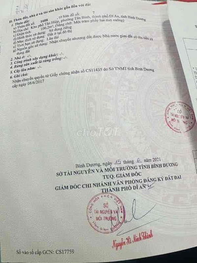 Lô Đất sổ hồng riêng 100,2m2 tc 100% đường ô tô