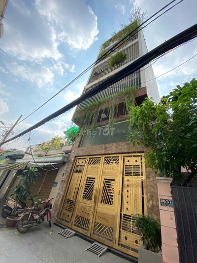 CHO THUÊ NHÀ MẶT TIỀN NHẤT CHI MAI TÂN BÌNH  5 LẦU MỚI ĐẸP RẺ 4.5X24