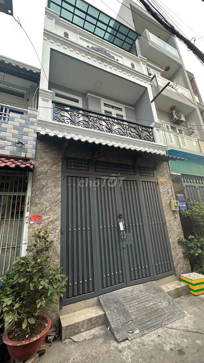 Hot, Bán gấp Nhà riêng Hương Lộ 2, BTân, 52m2, 3 tầng đúc, hẻm xe hơi