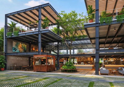 Cho thuê Nhà Phố Góc 2 Mặt Tiền Khu Thảo Điền, Quận 2 DT 20x 50m