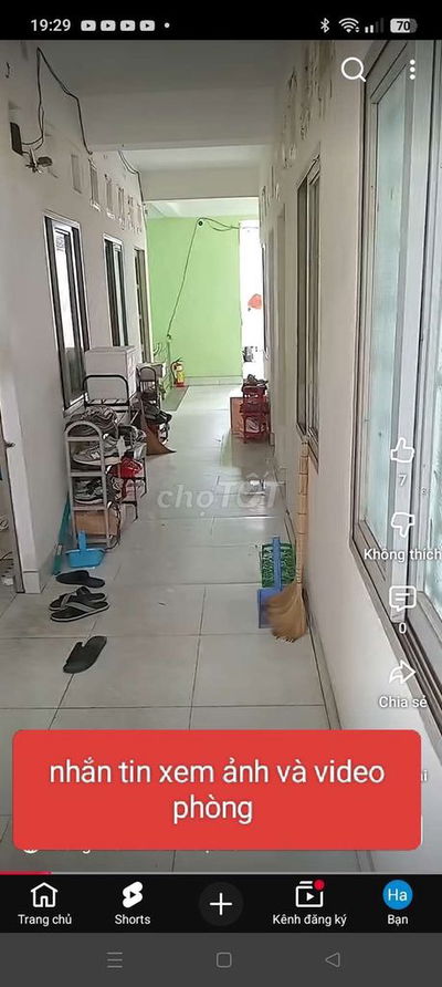 Cho thuê phòng máy lạnh có nắng gió