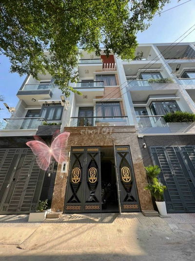 Cho thuê nhà 1 sẹc ĐTT, Trệt 2 lầu ST có 4PN,5WC. Gần ĐH Văn Lang.22tr