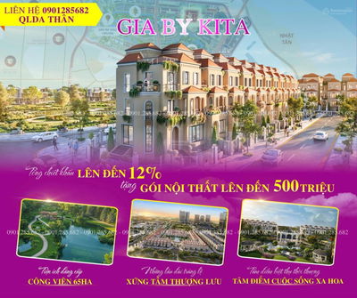 CHỈ 22.8 TỶ(35%) SỞ HỮU BIỆT THỰ 142M2  KITA CIPUTRA TÂY HỒ - NH CHO VAY 65% LS 0% 24 THÁNG