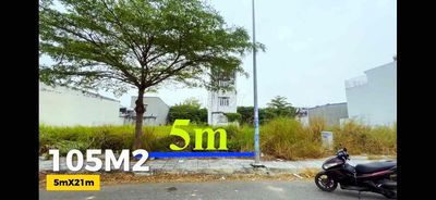 Đất KDC Tân Đô 5x21m Mặt tiền 11C 16m, kẹt vốn bán nhanh 1tỷ650triệu
