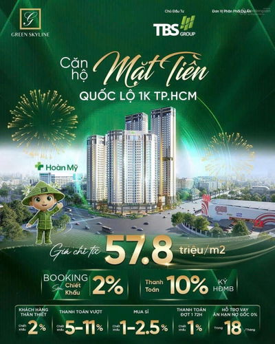 ĐĂNG KÝ 20 SUẤT CHIẾT KHẤU ĐẶC BIỆT VIP GREEN SKYLINE - CĂN HỘ DĨ AN - SẴN NHÀ - SẴN PHÁP LÝ