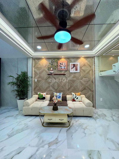 Nhà mới hẻm thẳng trục 4 tầng BTCT vài ở ngay