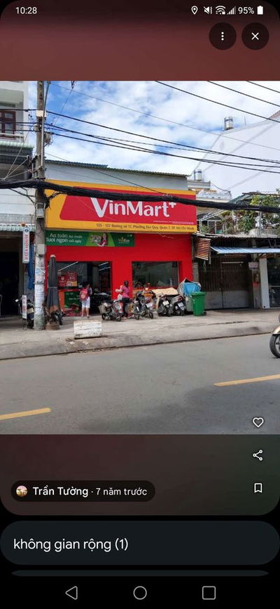 Mặt bằng 7x29 mặt tiền Bùi Văn Ba khu sầm uất