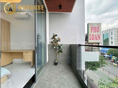 STUDIO BAN CÔNG RỘNG 40M2 FULL NỘI THẤT GẦN BV 175