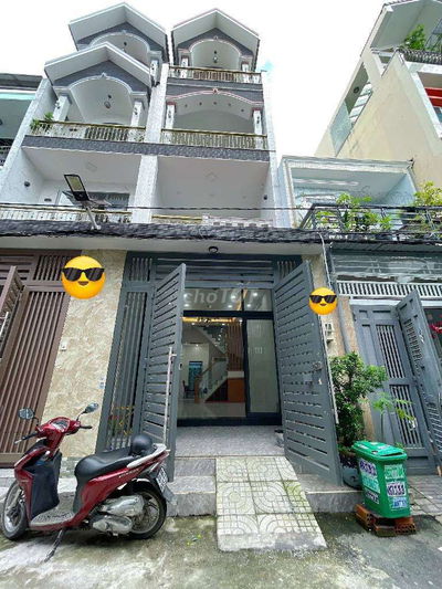 Nhà 4 tầng HXH Thông Bình Tân dt 4x18m