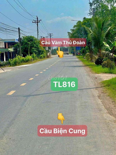 đất thổ mặt tiền nhựa 816  giá rẽ bình đức bến lức long an giá rẽ