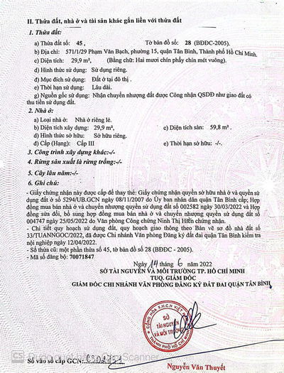 Chính chủ gửi MG 1% 571/1/29 Phạm Văn Bạch, Tân Bình, 3PN, chỉ 4.5 tỷ