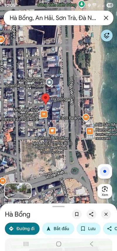 Cặp HÀ BỔNG đối lưng biển Mỹ Khê ngang 9m giá rẻ