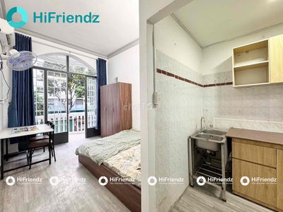 Cho Thuê 1PN Balcon New Giá Rẻ 4ng3xe Ngay Vòng Xoay Dân Chủ Quận 10