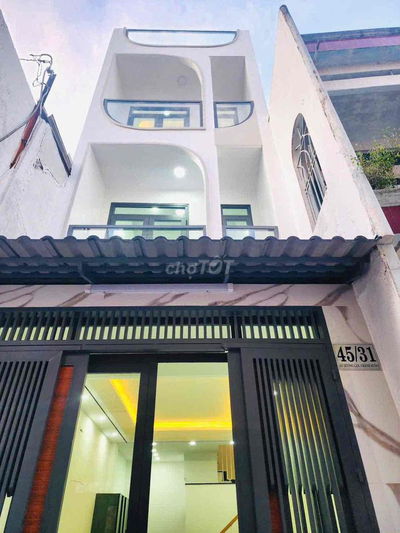 🛑NHÀ HẺM XE TẢI, 4 TẦNG– 45/ ÂU DƯƠNG LÂN, P3, Q8