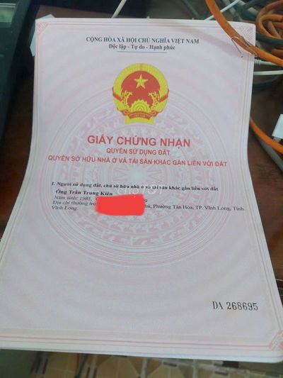 Cần bán gấp bán nhanh bán lỗ nền đất đẹp đối diện công viên phường 9