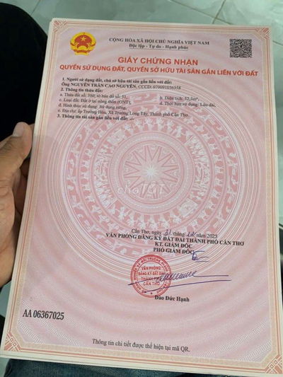 Bán Đất Nền Mặt Tiền Bờ Kè Cầu Kênh Tràm