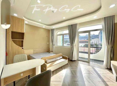 STUDIO FULL NỘI THẤT NEW NGAY TRUNG TÂM BÌNH THẠNH BAN CÔNG CỬA SỔ