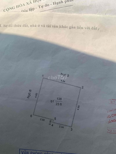 Chính chủ bán nhà ngõ 100 phố chợ Khâm Thiên