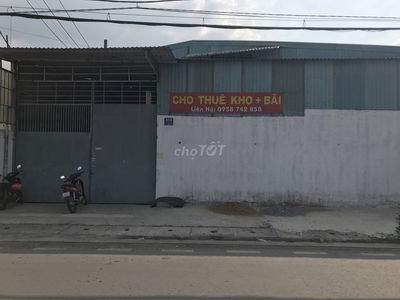 Cho thuê nhà kho 350m2 mặt tiền đường Trần Đại Nghĩa