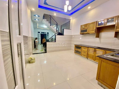 Bình Tân, hẻm ô tô thông, gần Khu Tên Lủa, Nhà 4 tầng 81m2.