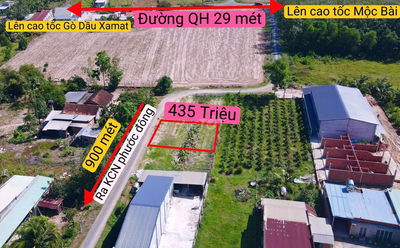 435 Triệu ( giá full 100% ) cạnh khu công nghiệp phước đông gò dầu