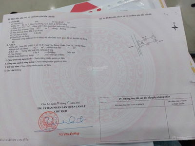 Chính chủ cần bán nhà K69/6 đường Triệu Quốc Đạt, Cẩm Lệ, giá 3,7 tỷ, 92,5m2. Lh: 0983 790 ***