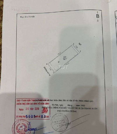 BÁN NHÀ KHƯƠNG ĐÌNH DT 38M