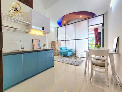 ✌️1PN TÁCH BẾP NGAY ETOWN , BAN CÔNG THOÁNG , FULL NỘI THẤT ✌️