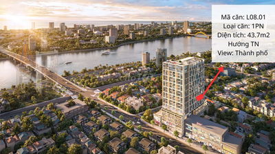 Em có căn 1PN/44m2 Sun Solar mặt phố Lê Duẩn giá CĐT-T12/2026 nhận nhà