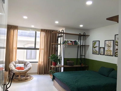 Căn hộ Orchard Garden Novaland view tây nam 36m2 1 phòng ở ngay đầy đủ